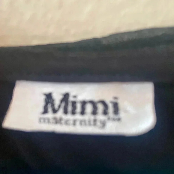 Mimi Maternity Black Sleeveless Maternity Dress Vintage Small - Picture 6 of 8